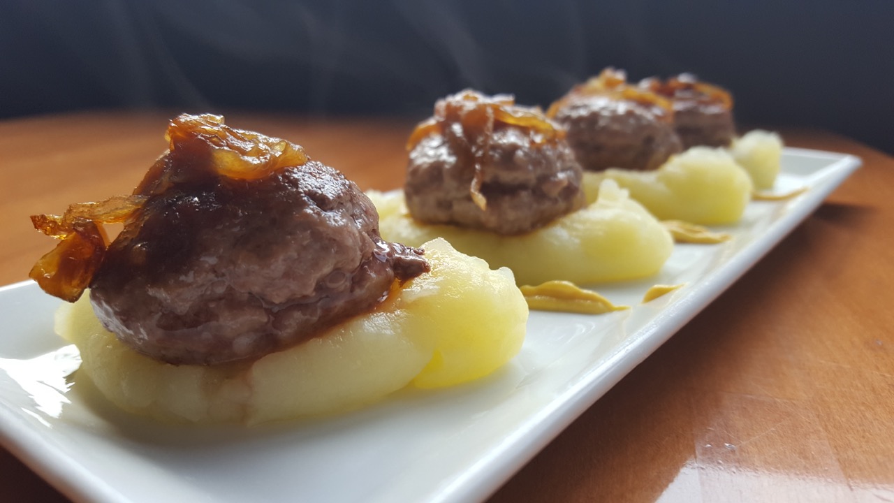 Mini hamburguesa